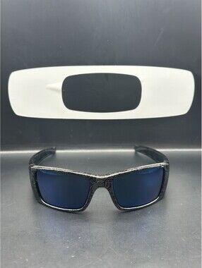 Oakley Fuel Cell Polished Black Ghost Text w/Ice Iridium Lenses